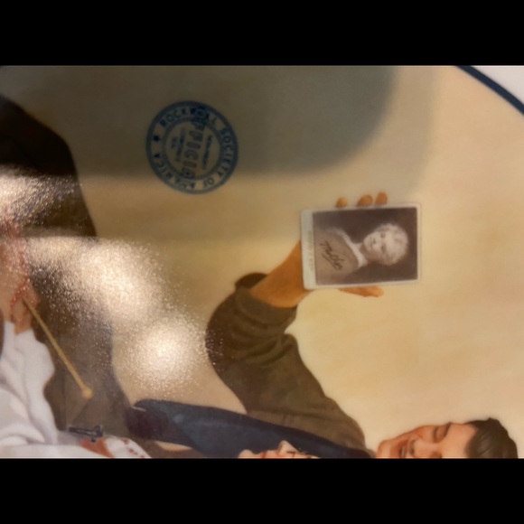 Norman Rockwell 8.5” W Mothers Day 1988 Plate - Picture 6 of 11